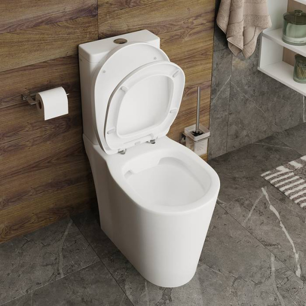 Унитаз-компакт безободковый IDDIS Calipso Rimless CALRDSEi24, белый